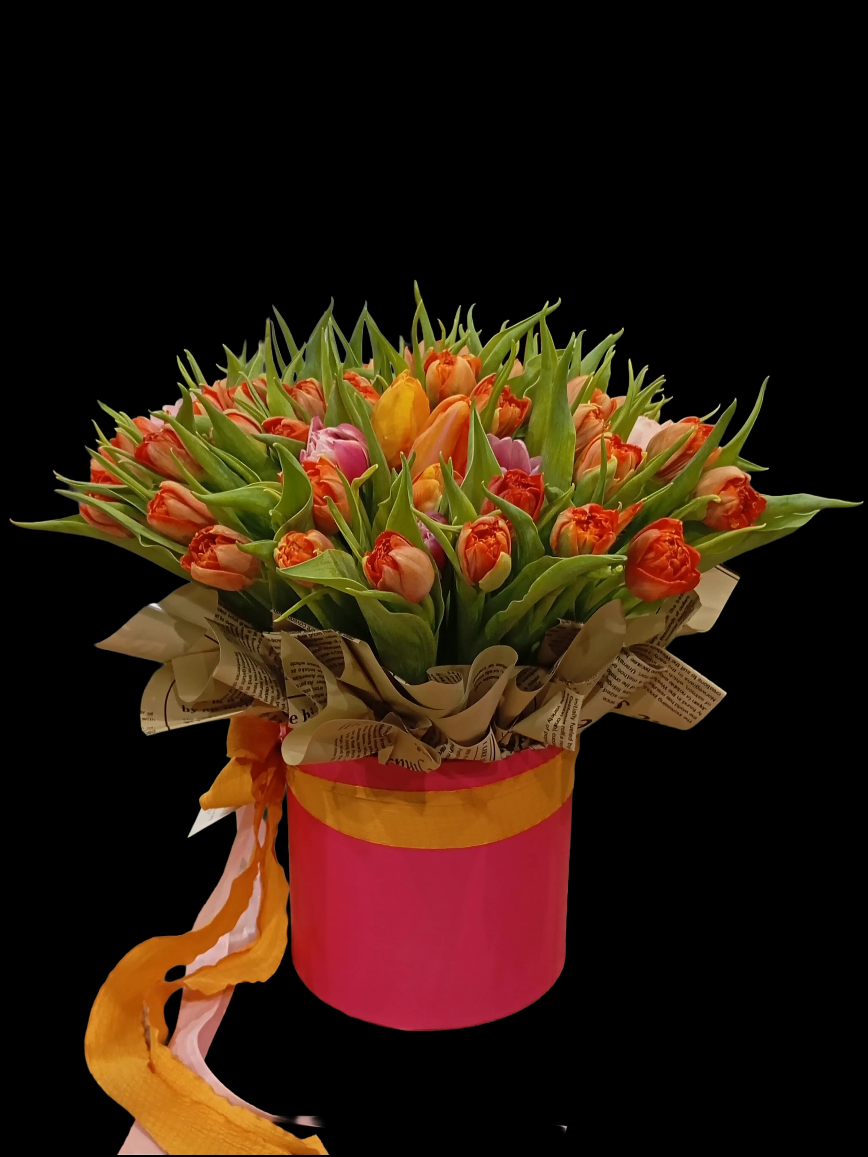 Flower box narandžastih lala